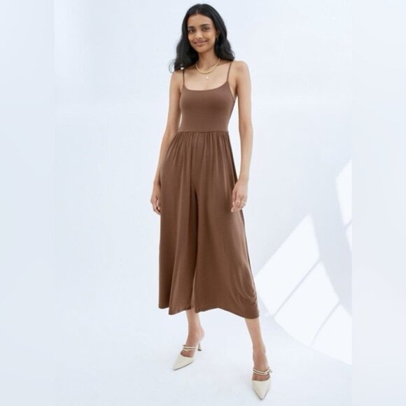 Aritzia Pants - Aritzia Wilfred Market Jumpsuit in Brown